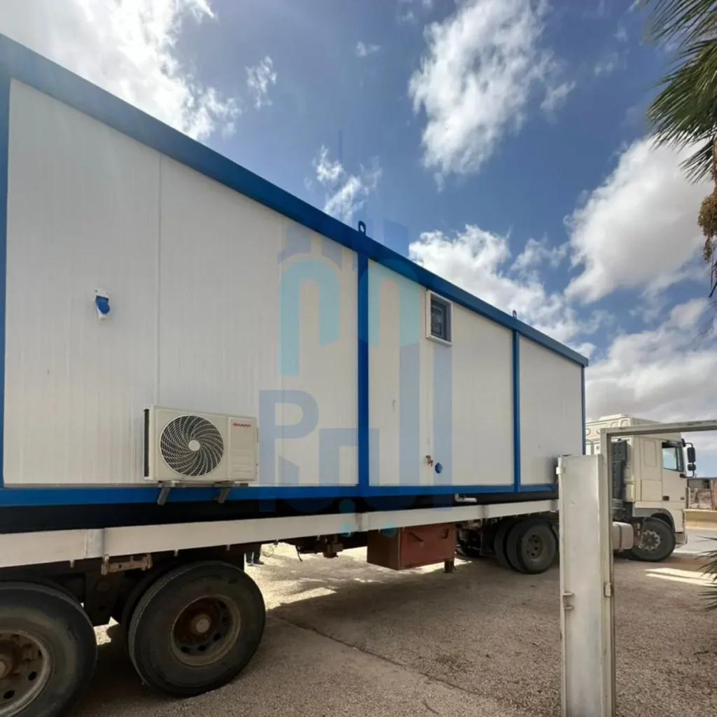 حفارة نفطية, مباني جاهزة, ليبيا, تريلات, سكن عمال