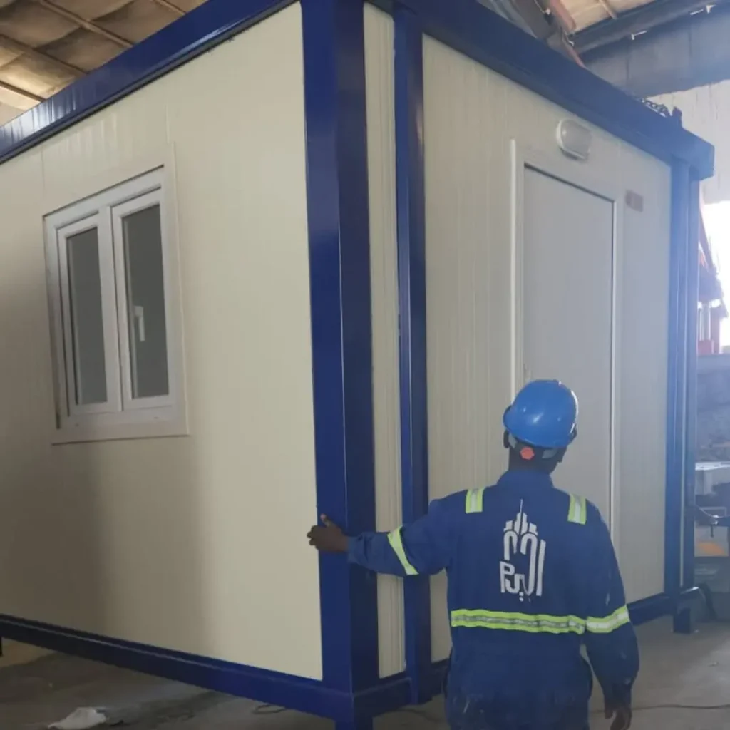 Libya prefabrik yapı montajı